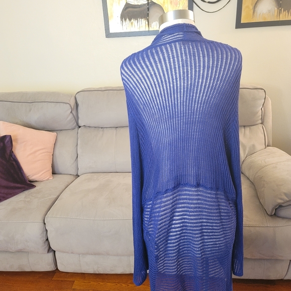 Chico's: Blue cardigan - Picture 5 of 9